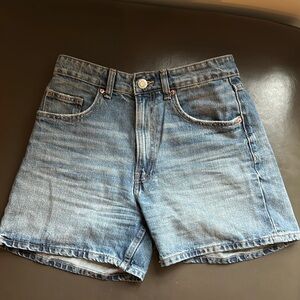 Classic Blue Denim Shorts